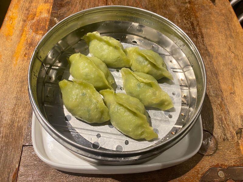 Steamed Eight Kinds Of Veggie Dishes Dumplings
